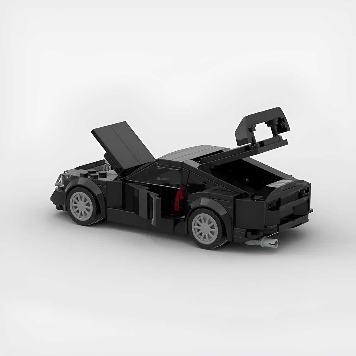 Toyota Supra Mk4 | Black Widow Building Kit — Rear View | Rova