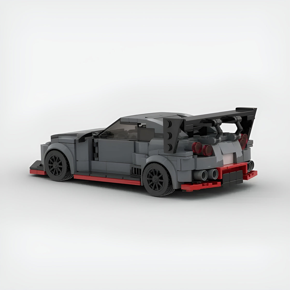 Nissan R35 GT-R | Liberty Walk Building Kit — Rear View | Rova