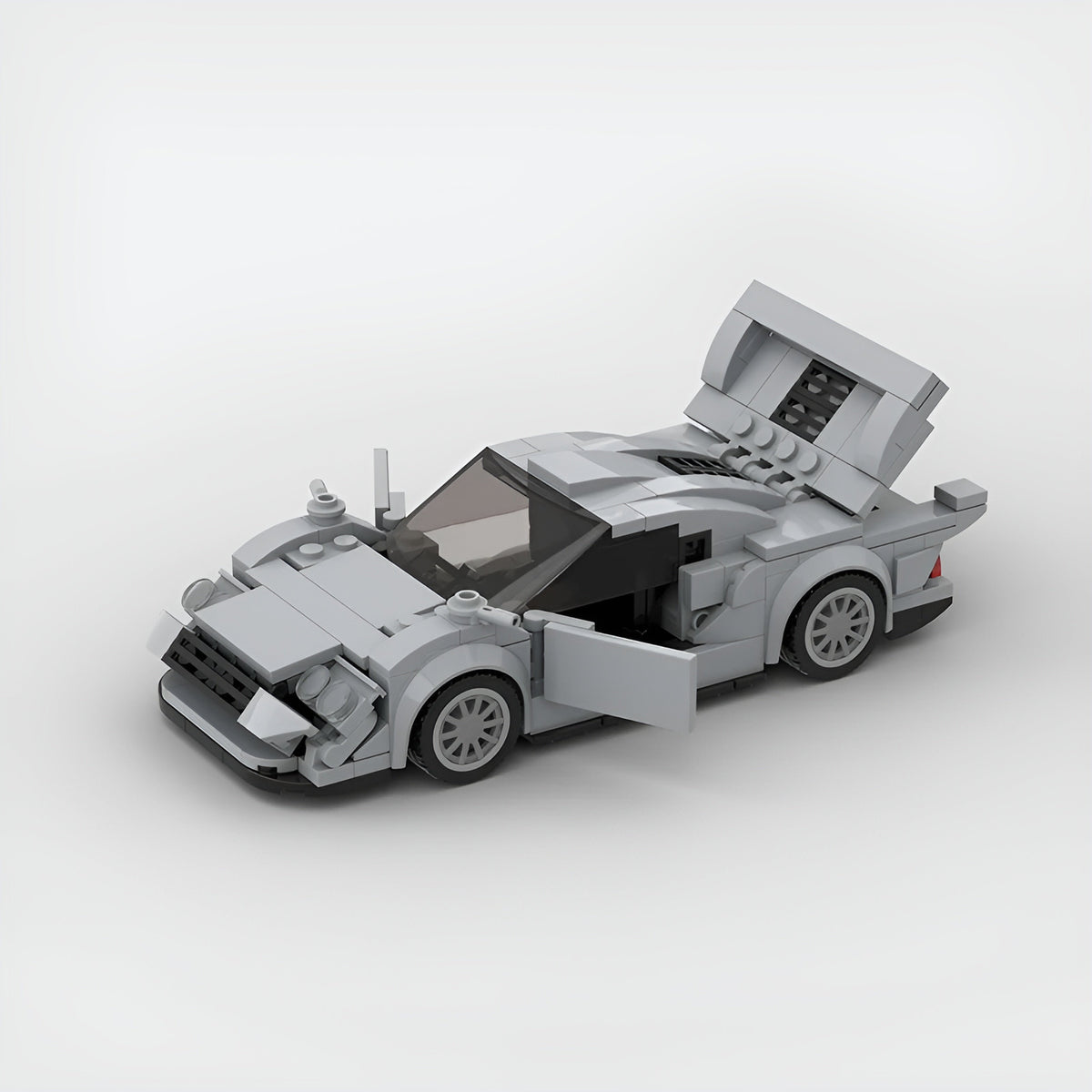 Mercedes Benz CLK GTR Building Kit — Side View | Rova