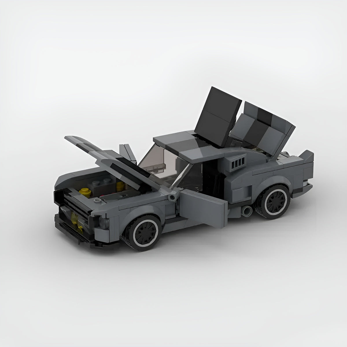 Ford Mustang Shelby GT500 Building Kit — Side View | Rova