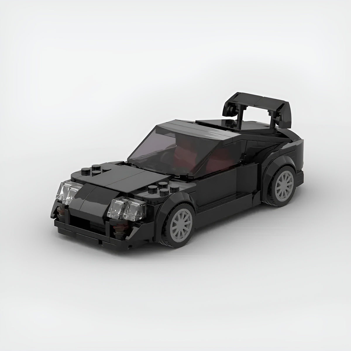 Toyota Supra Mk4 | Black Widow — 1:24 Scale LEGO-Compatible Building Kit
