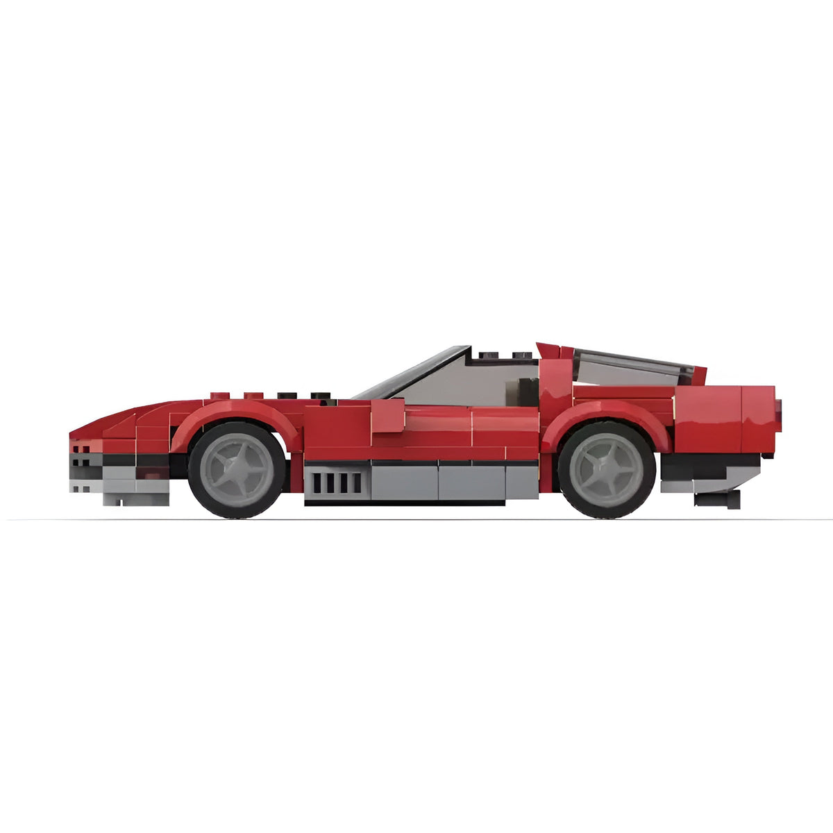 Chevrolet Corvette C4 Building Kit — Side View | Rova