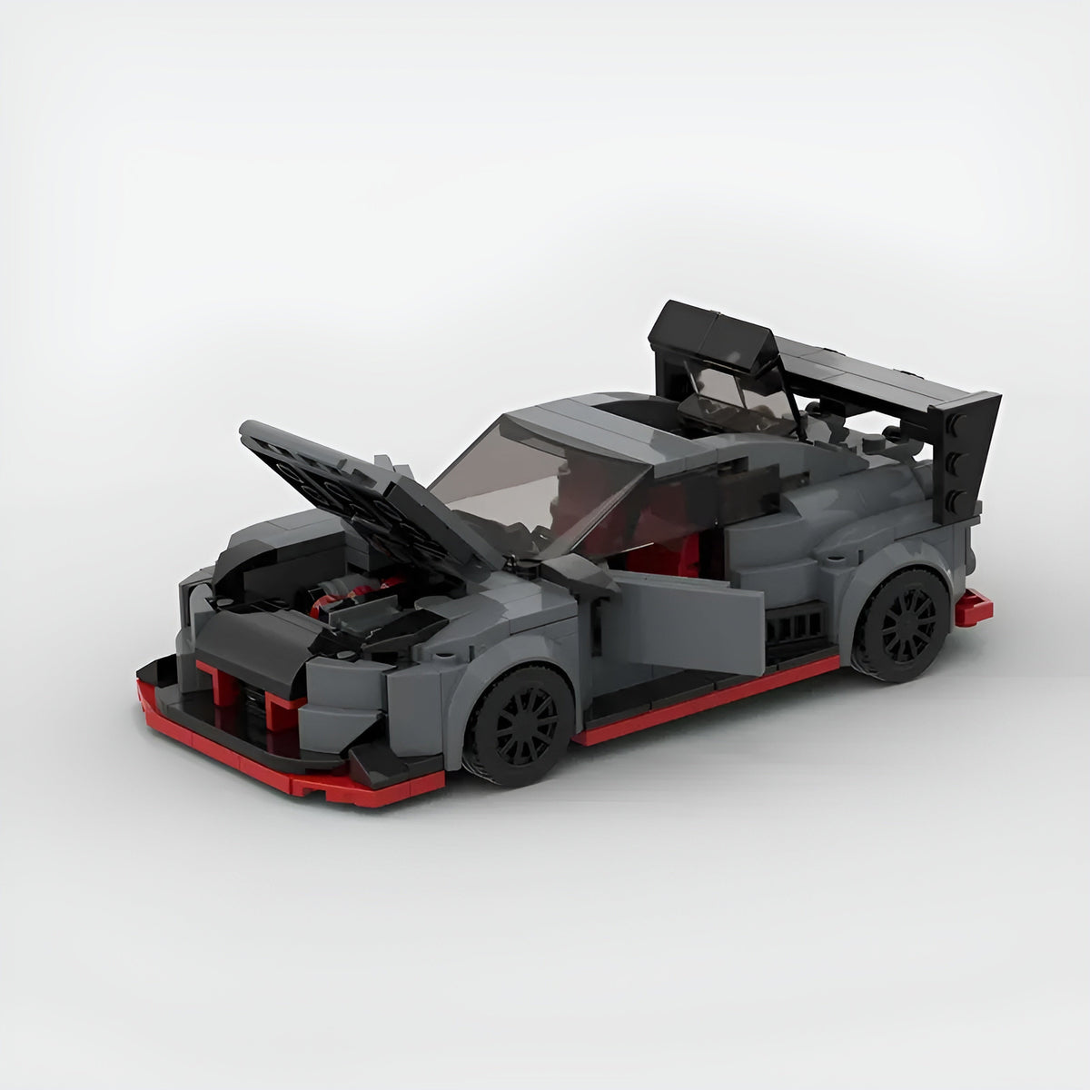 Nissan R35 GT-R | Liberty Walk Building Kit — Side View | Rova