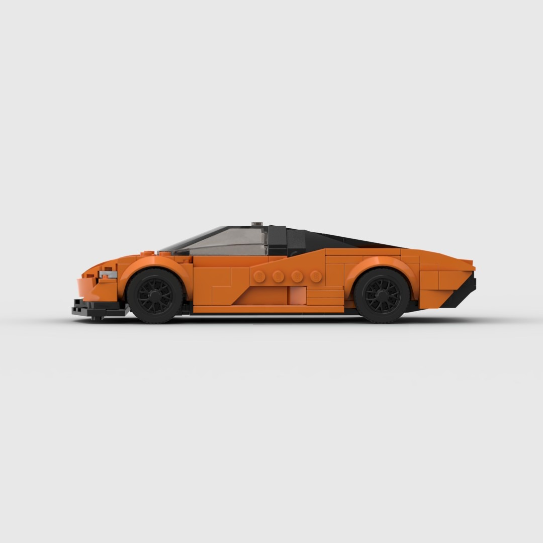 McLaren Speedtail Building Kit — Rear View | Rova
