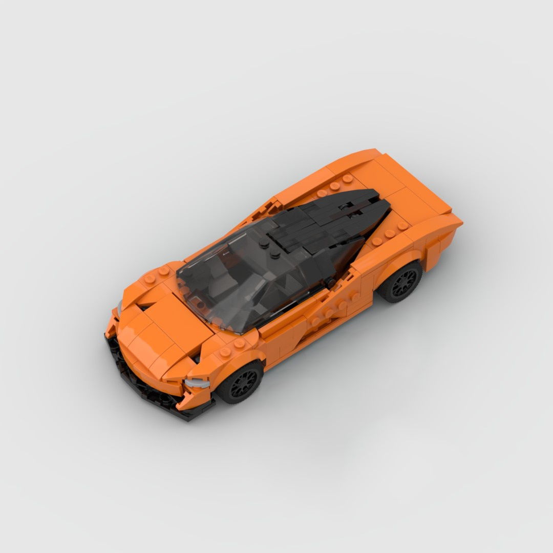 McLaren Speedtail Building Kit — Side View | Rova